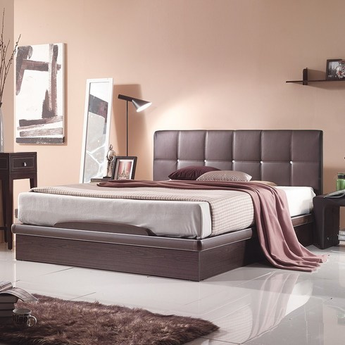 2023년 가성비 최고 신혼부부침대프레임 - 젠티스 베스트 퀸 침대프레임 콜렉션 (매트선택), T. 메이 (브라운)