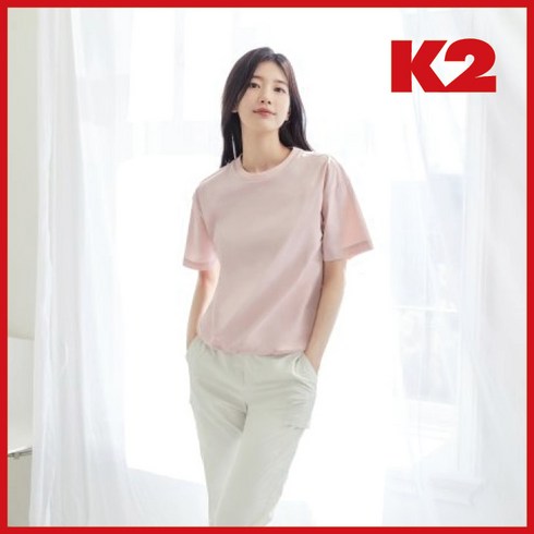 k2code10 - (K2) 2024 냉감소재 코드텐(CODE10) 여성 여름반팔 KWM24254