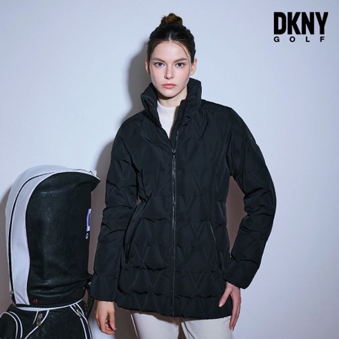 DKNY GOLF 23FW 여성 튜브 덕다운 재킷
