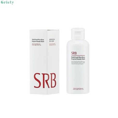 SRB 쌀뜨물 미강 효소 세안제 클렌징 파우더