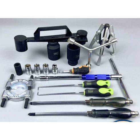 세탁기 청소 분해 세트 조립 세척 공구 렌치 풀러 해머, 펄세이터 디스크 분해 세트