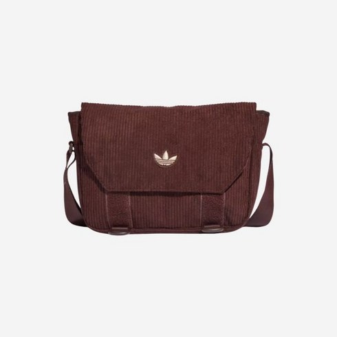 아디다스 정품 넥스트+ 코듀로이 메신저백 쉐도우 브라운 Adidas NEXT+ Corduroy Messenger Bag Shadow Brown