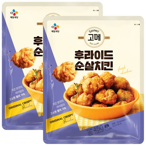 프레시안 고메치킨 순살크리스피, 450g, 2개