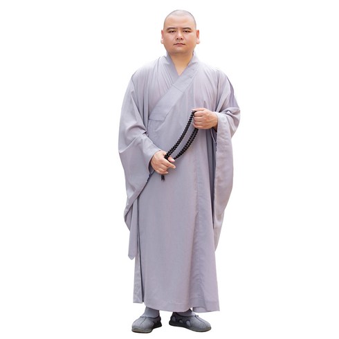 명상복 - 승려복 불교 스님 옷 승복 사찰복 생활 법복, 43, 그레이, 1개