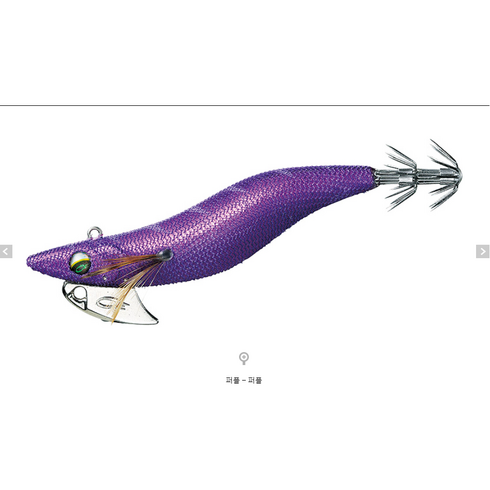 다이와 에메랄다스 보트 1 RV 래틀 팁런 에기 무늬오징어, 3.0호-25g #4 퍼플-퍼플(141864), 1개