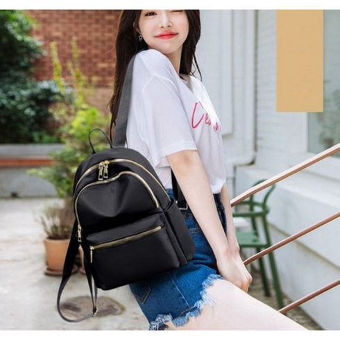 앤시오 아이러브 심플 여성 미니 백팩 가벼운 가방