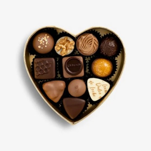 스위스 레더라 초콜릿 Pralines heart box 11개입 125g, 1개