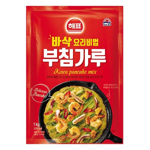 해표 부침가루 1kg, 10개