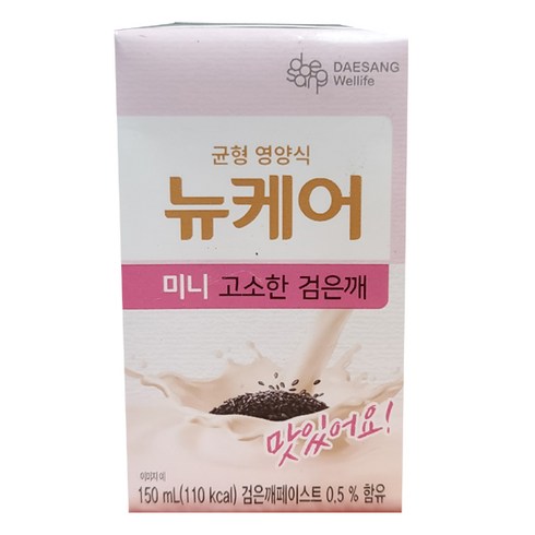 [대상웰라이프] 뉴케어 미니 고소한 검은깨 150mL x 24팩 x 1box, 24개