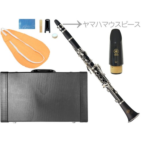 2023년 가성비 최고 씨엘포 - MAXTONE ( 맥스톤 ) CL-40 B 클라리넷 수지제 플라스틱 관악기 Bb clarinet 야마하 마우스피스 CL-4C 세트 G, 단일 옵션