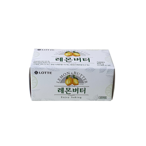 레몬딜버터 - 롯데푸드 레몬버터, 1개, 450g