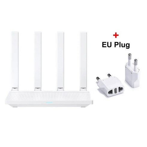 ax3000t - 샤오미 AX3000T 라우터 홈 오피스 게임용 LED NFC 연결 2.4GHz 5GHz 1.3GHz CPU 2X2 160MHz WAN LAN, 01 white_01 EU 플러그