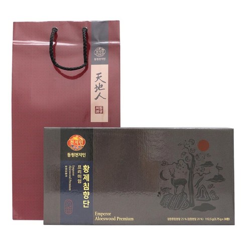 [동원천지인] 황제침향단프리미엄 3.75g x 30환 쇼핑백포함 최신제품, 1박스