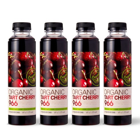 2023년 가성비 최고 유기농 타트체리966 - 에이치엘사이언스 유기농 타트체리 966 농축액, 580ml, 4개