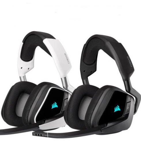 커세어 VOID PRO RGB WIRELESS PREMIUM 게이밍 헤드셋, Carbon