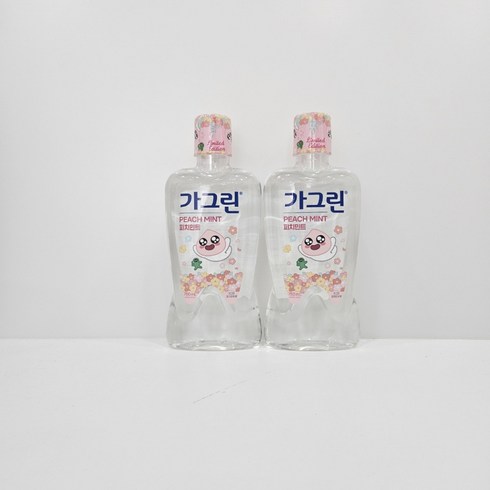 유아가그린 - 가그린 피치민트 구강청결제, 750ml, 2개