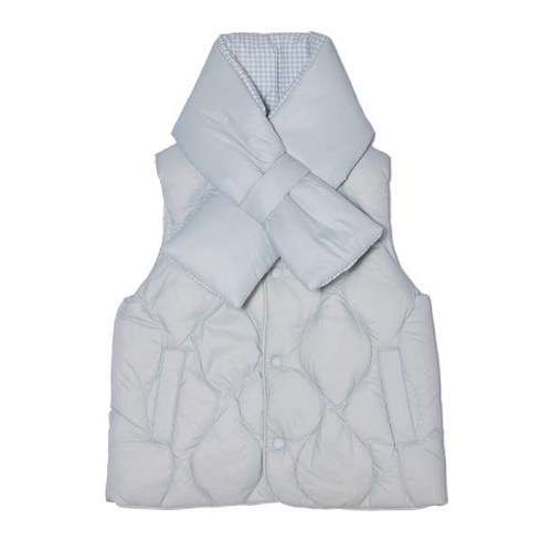minkmui 밍크뮤 23FW(MN)RDS뮤뮤라이트다운베스트SET 경량패딩조끼 목돌리 토들러 33A141300200