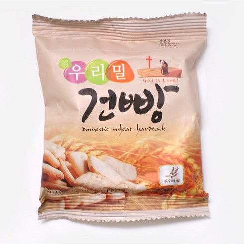 우리밀 건빵 (1박스 61 000원 200봉 영양식 전도용 간식용), 30g, 1박스