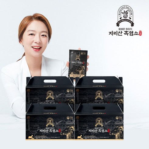 흑염소진액30개입 - 왕혜문 원장의 지리산 흑염소 진액 30포, 2100ml, 4개