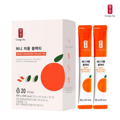 공차 허니자몽블랙티, 20g, 20개입, 1개