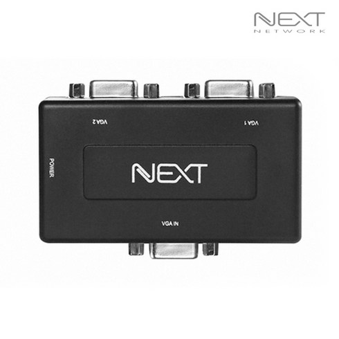 넥스트 1대2 VGA 모니터 분배기 NEXT-2302VSP, 1개