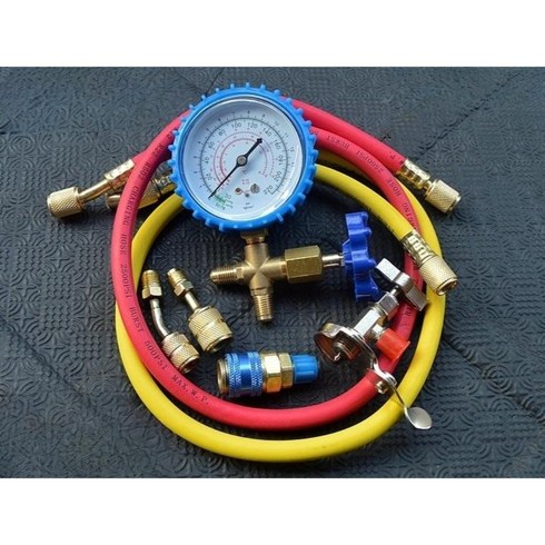 2023년 가성비 최고 냉장고 가스충전 - 에어컨 가스 충전기 주입기 실외기 냉매압력계 게이지 자동차 냉장고 프레온, 01.고정 주파수 에어컨용 일반 공구