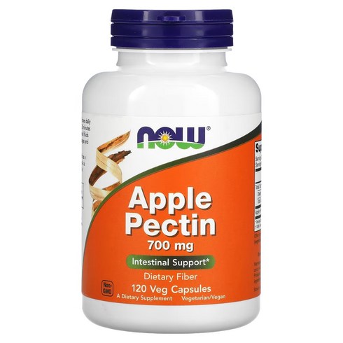 나우푸드 사과식이섬유 애플펙틴 700mg 120베지캡슐 Apple Pectin, 120캡슐, 1개