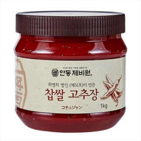 안동제비원 찹쌀고추장 1kg, 1개