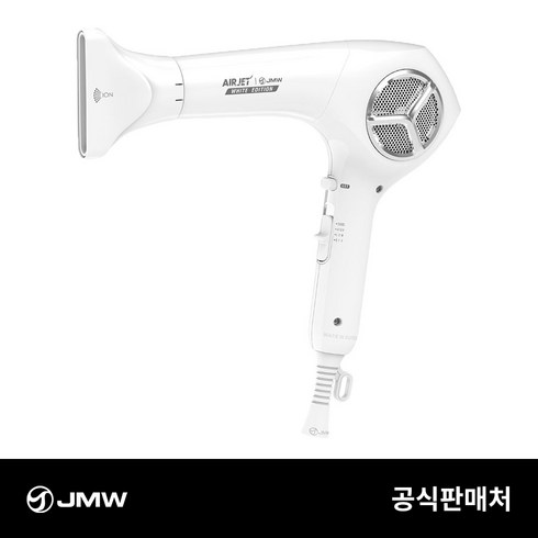 msj-sn170044rgjd - JMW 에어젯 MS6010A 터보 항공모터 헤어 드라이기 화이트