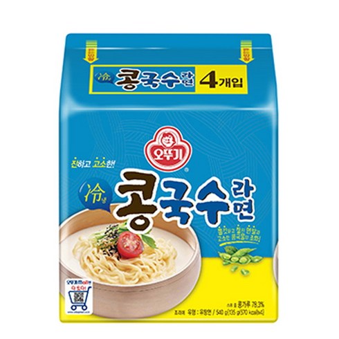 오뚜기 콩국수라면 135g, 4개