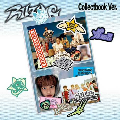 라이즈콜렉트북 - 라이즈 미니1집 랜덤1종 RIIZING / Collect Book Ver. / RIIZE / 포토카드+증명사진+포토카드봉투+데코레이션팩+포토북+커버