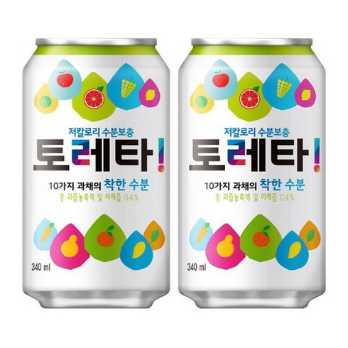 2023년 가성비 최고 토레타 - 토레타 340ml 24캔 유통기한 임박 23.11.14까지, 24개