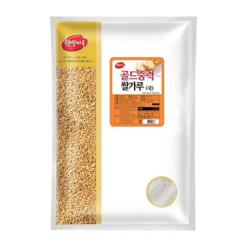 중력쌀가루 - 쌀가루 중력 국산 3kg 햇쌀마루, 1개, 5kg