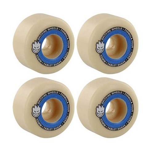 스핏파이어 휠 포뮬러 4 태블릿 내추럴 블루 스케이트보드 55mm 99a 4개 세트