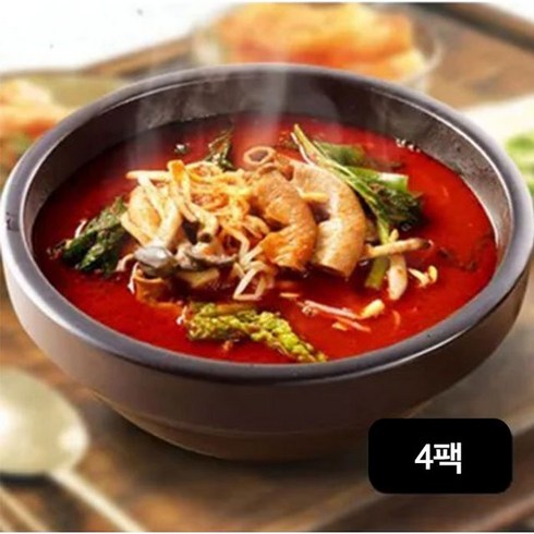 [양평서울] 얼큰 소곱창탕 600g x 4팩, 상세 설명 참조, 상세 설명 참조, 상세 설명 참조