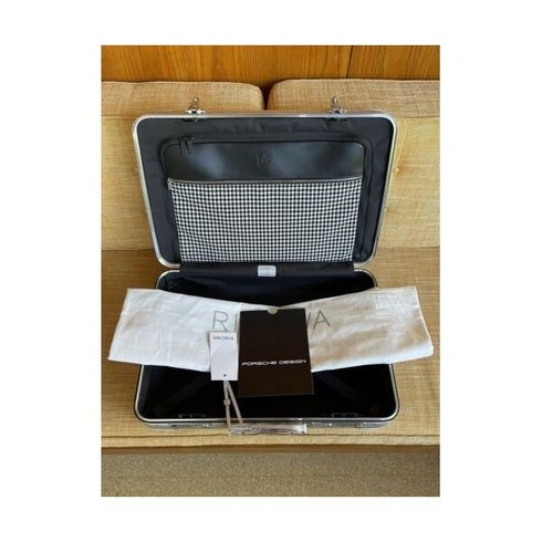리모와 캐리어 RIMOWA x PORSCHE Hand Carry Case Luggage Suitcase Pepita *Limited Edition*