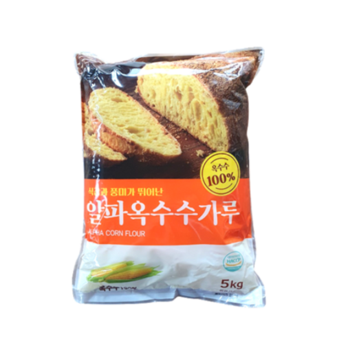 알파옥수수가루 - 새롬푸드 알파옥수수가루 5kg, 4개