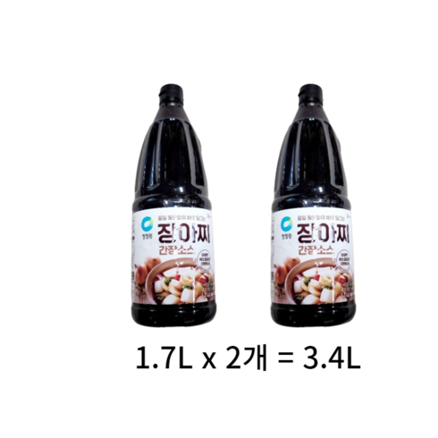 청정원장아찌간장 - 청정원 장아찌 간장소스, 2개, 3.4L