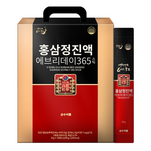 부천원데이클래스 - 순수식품 홍삼정진액 에브리데이 365 스틱, 1000g, 1개