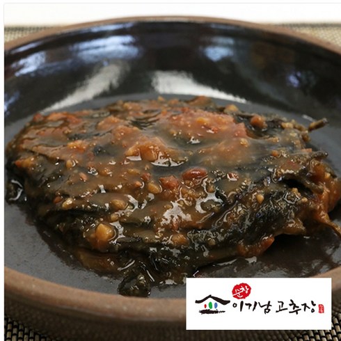 된장콩잎 - 순창 명인 이기남할머니고추장 - 된장콩잎 장아찌 2kg, 1개