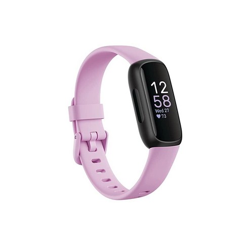 Fitbit 인스파이어 3 미드나이트 젠/블랙 149680, Black/Lilac Bliss, 1개