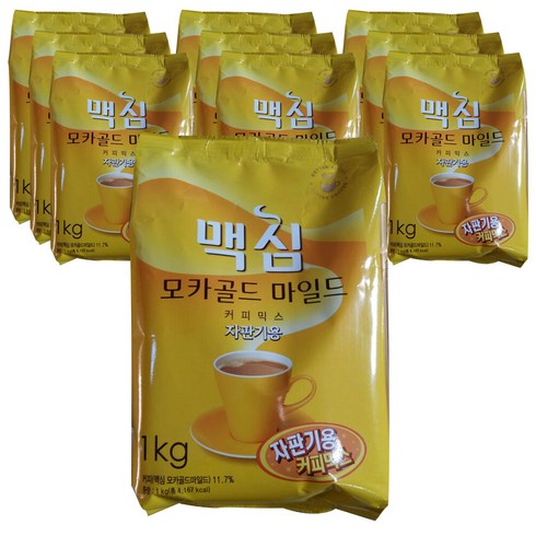 맥심 모카골드 마일드 커피믹스 자판기용, 10kg, 1box, 1개