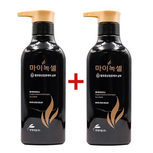 현대약품 마이녹셀 탈모 샴푸 400ml+400ml 성훈 샴푸, 400ml, 2개