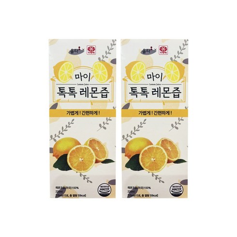 마이 톡톡 레몬즙 - 도투락 레몬즙 착즙액 레몬 착즙 원액 리얼 마이 톡톡 30포, 15ml, 30개