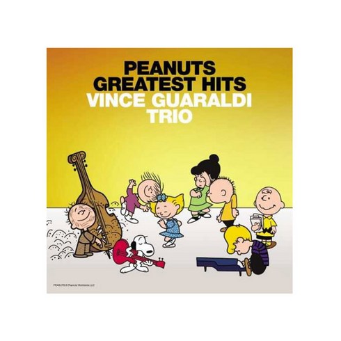 빈스과랄디 블랙 LP 피너츠 바이닐 스누피LP 찰리브라운LP / Vince Guaraldi Peanuts Greatest Hits LP