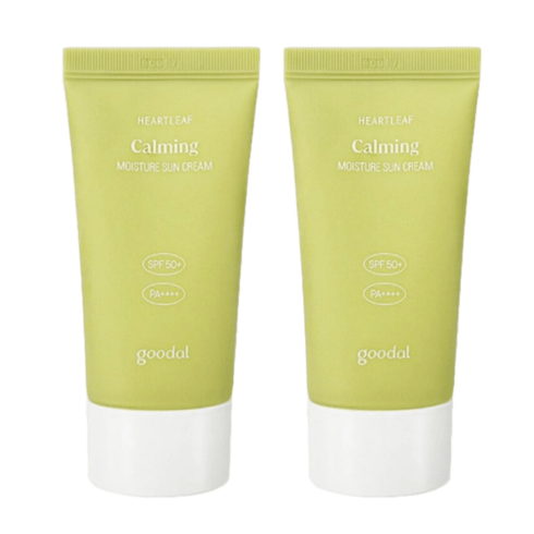 구달 맑은 어성초 진정 무기자차 선크림 50ml x2개, 무기자차 선크림 50ml 2개, 2개