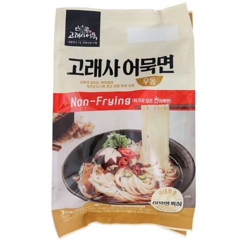 코스트코 고래사어묵 어우동 냉장 650g 3인분 생선살로 만든 부드러운 어묵면, 1개