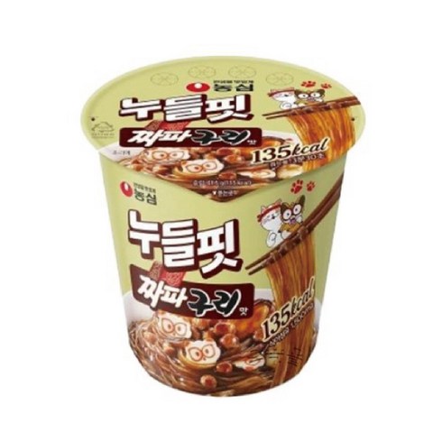 누들핏짜파구리 - 농심 누들핏짜파구리맛41.5g, 6개