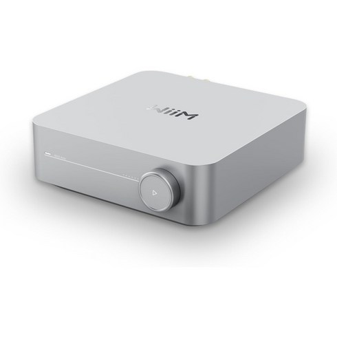 wiimamp - WiiM Amp AirPlay 2 Chromecast HDMI Voice Control이 포함된 멀티룸 스트리밍 앰프 Spotify Amazon Music Tidal More 원격, 1) 실버