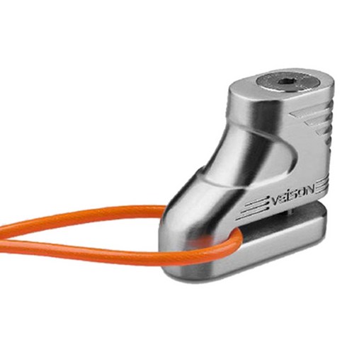 Veison 오토바이 디스크 브레이크 잠금 장치 5Mm Mtb 자전거 전기 자동차 도난 방지 자전거 디스크 잠금 장치 오토바이 도난 방지 브레이크 잠금 장치 - 실버, 은, 은